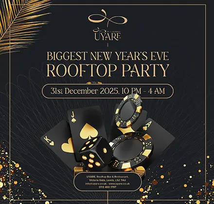 Uyare Biggest New Year's Eve Rooftop Party poster, 31st December 2025