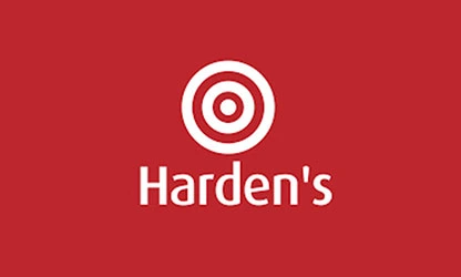 Official Harden's logo referenced in Uyare Leeds guide recognition