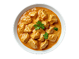 Uyare restaurant chicken curry in spiced gravy with coriander garnish