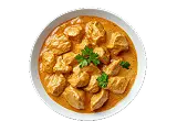 Uyare restaurant chicken curry in spiced gravy with coriander garnish