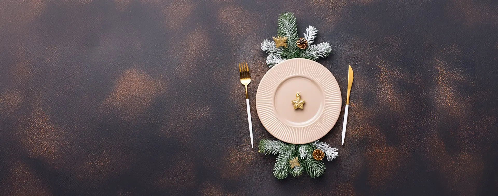Christmas dining in Leeds — festive table set in the restaurant at UYARE, Victoria Gate